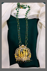 Green Pearl Haram with Ramparivar Pendent - PB0035