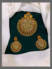 Antique Pendent in Nakshi - NP0013