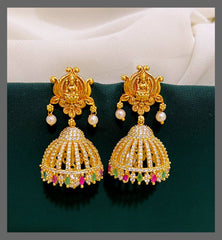 Beautiful Lakshmi Jhumki in Nakshi - NE00238
