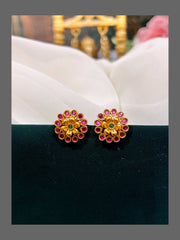 Small Beautiful Ruby Flower in Nakshi - NE00262