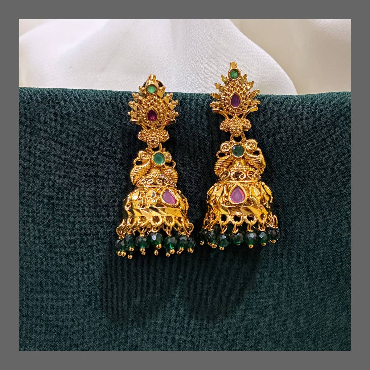 Beautiful Vintage Jhumki in Nakshi - NE00301