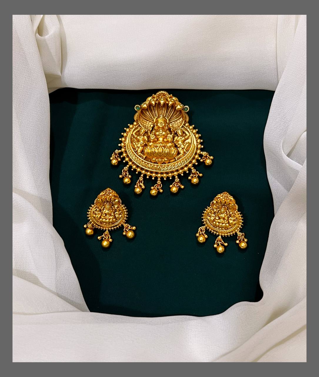 Lakshmi Pendent in Nakshi - NP0049