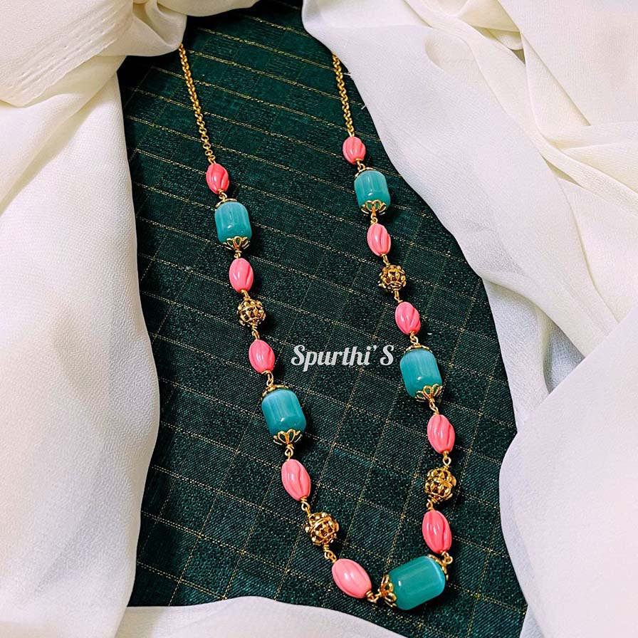 Multicolor Beads Necklace - BB0036