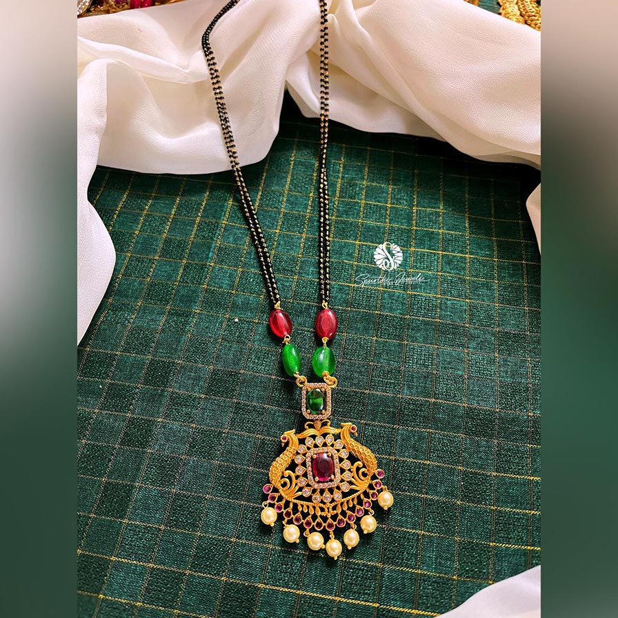 Mangala Sutra with AD Pendant - BB0046