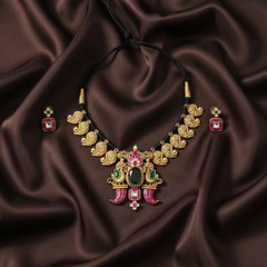 Jadau pendant Black Dori - BD00163