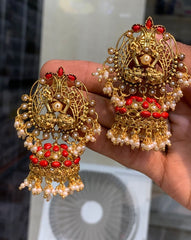 Coral Jhumkis - NE002