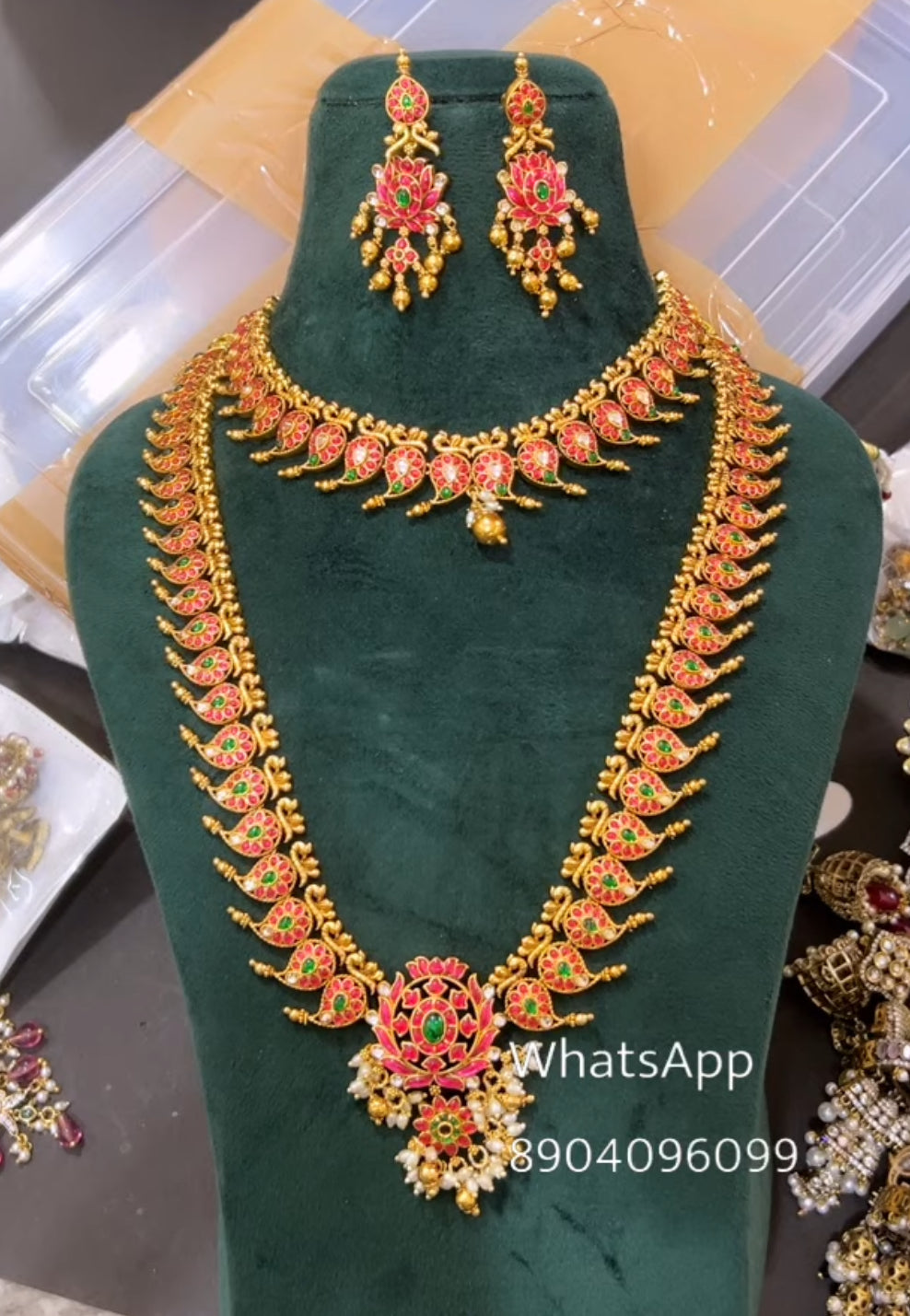 Kundan Mango bridal combo - BR0014