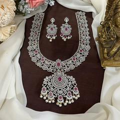 Diamond Mid Length Bridal Haram - DH0020