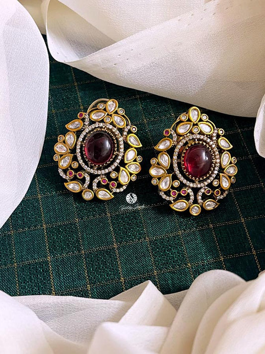 Red Vicoria Earrings - VE012