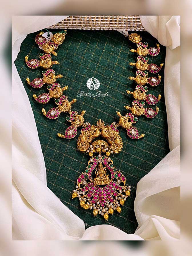 Mango Laxmi Haram with Earrings - KH013