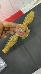 Beautiful Pota Stone Peacock Traditional Waist Belt - WB0023