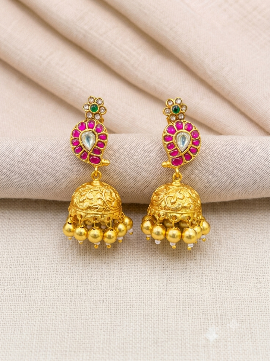 Ruby Mango Jimikki in Kundan - KE00154