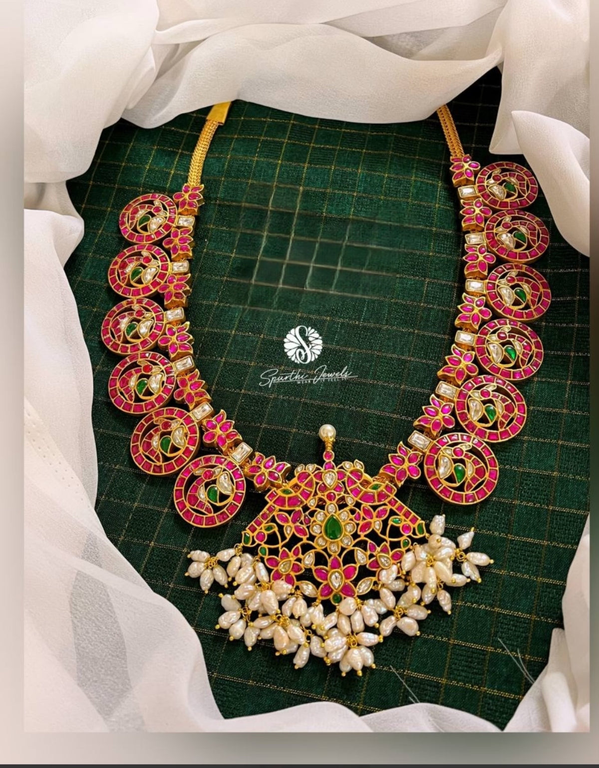Kundan Bottumala With Earrings - KH005