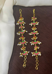 Moon Shaped Multi Kundan Matil - MT0028