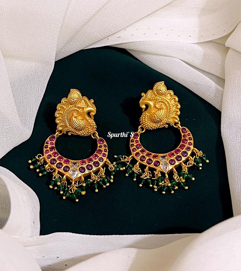 Beautiful Jadau Kundan Earrings - KE0022