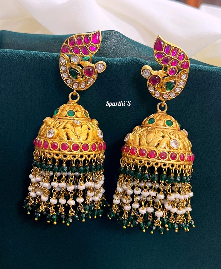 Elegant Jhumki Earrings - KE0031