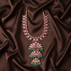 Jadau Mango 3 step Pendant - KH00411