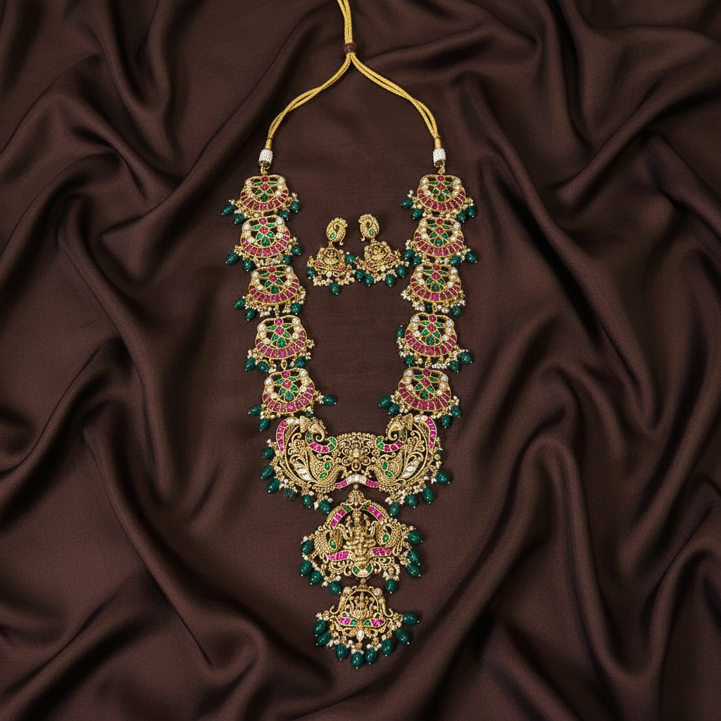 Jadau Nakshi Long Haram - KH00412