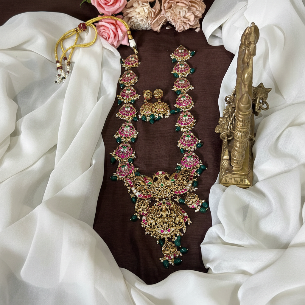 Jadau Nakshi Long Haram - KH00412
