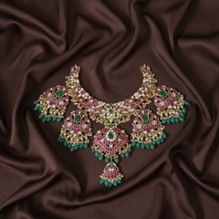 Jadau Step necklace - KN00647
