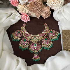 Jadau Step necklace - KN00647