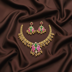 Jadau Kante With Earringd - KN00648