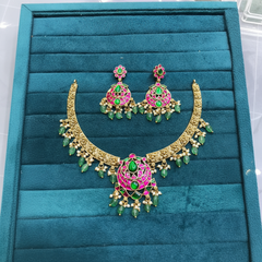Jadau Kante With Earringd - KN00648