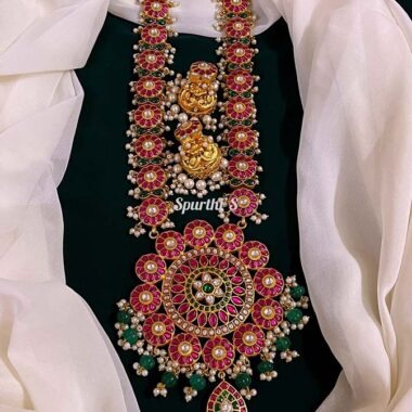 Bottumala Haram with Earrings- HJ0060