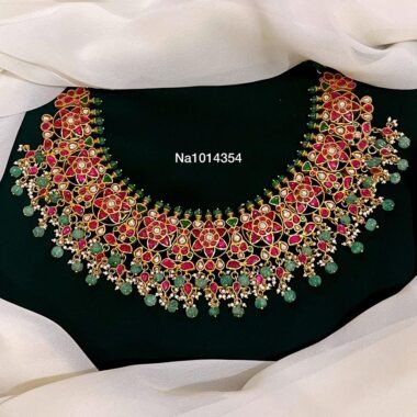 Elegant Beautiful Jadau Necklace - NK0026