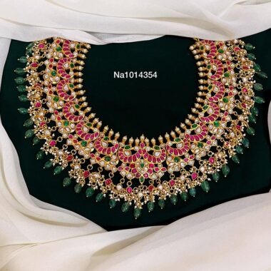 Elegant Beautiful Jadau Necklace - NK0027