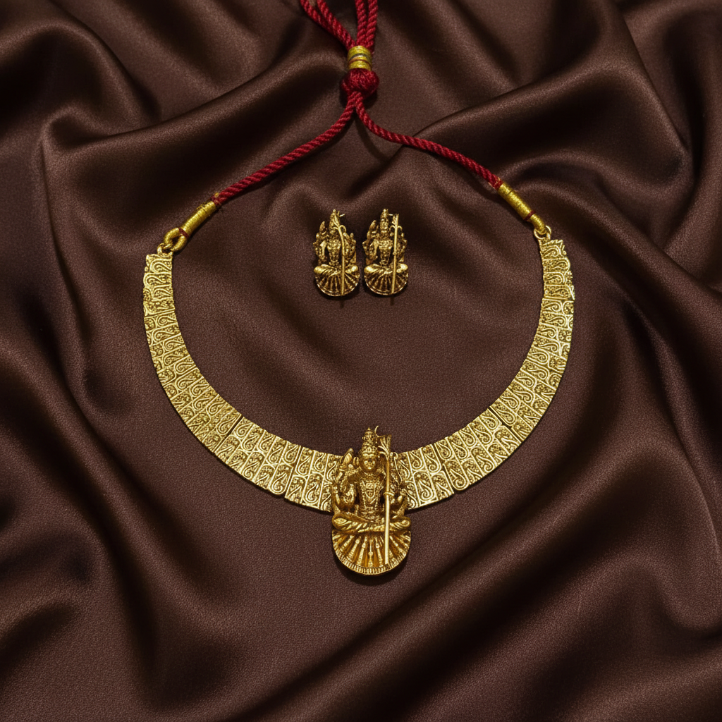 Traditional Lakshmi Nakshi necklace - NN00894