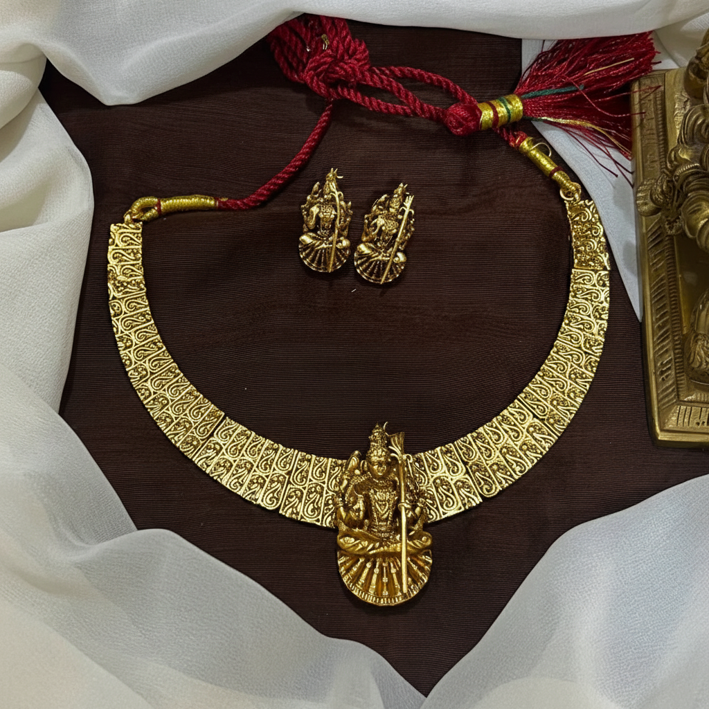 Traditional Lakshmi Nakshi necklace - NN00894