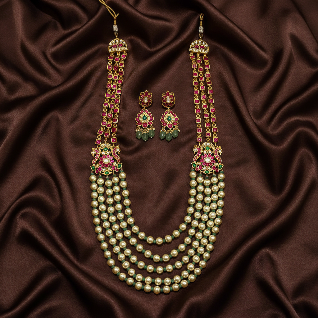 Pearl Jadau Step Haram - PB00578