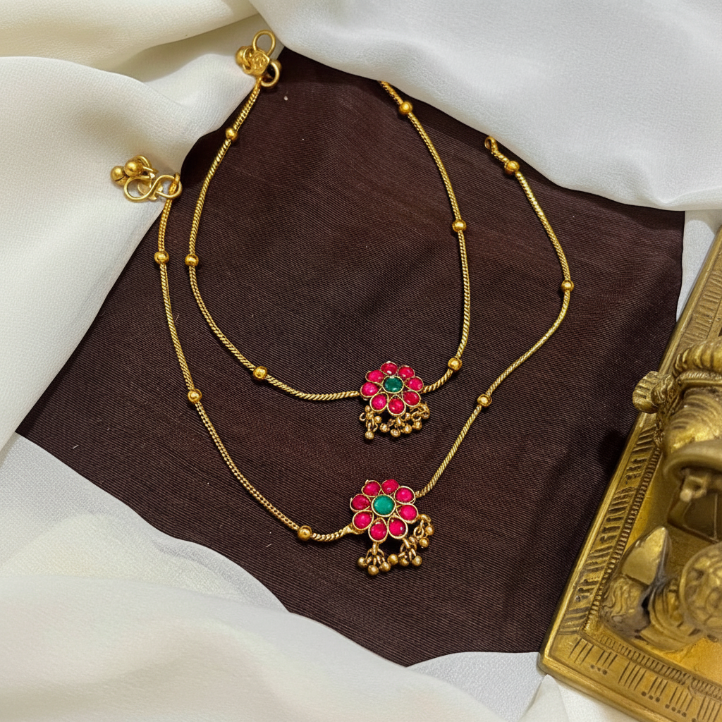 Jadau Leg Chain - PY0015