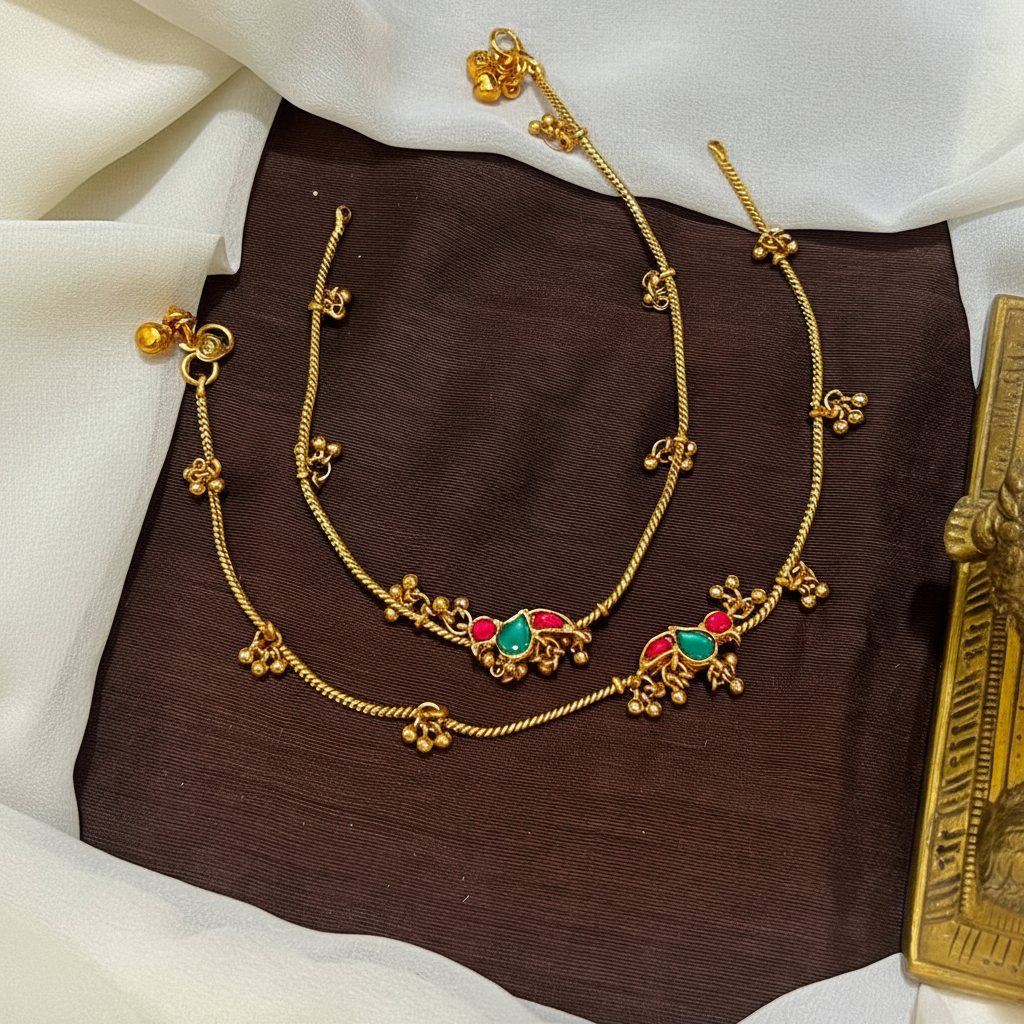 Jadau Leg Chain - PY0015