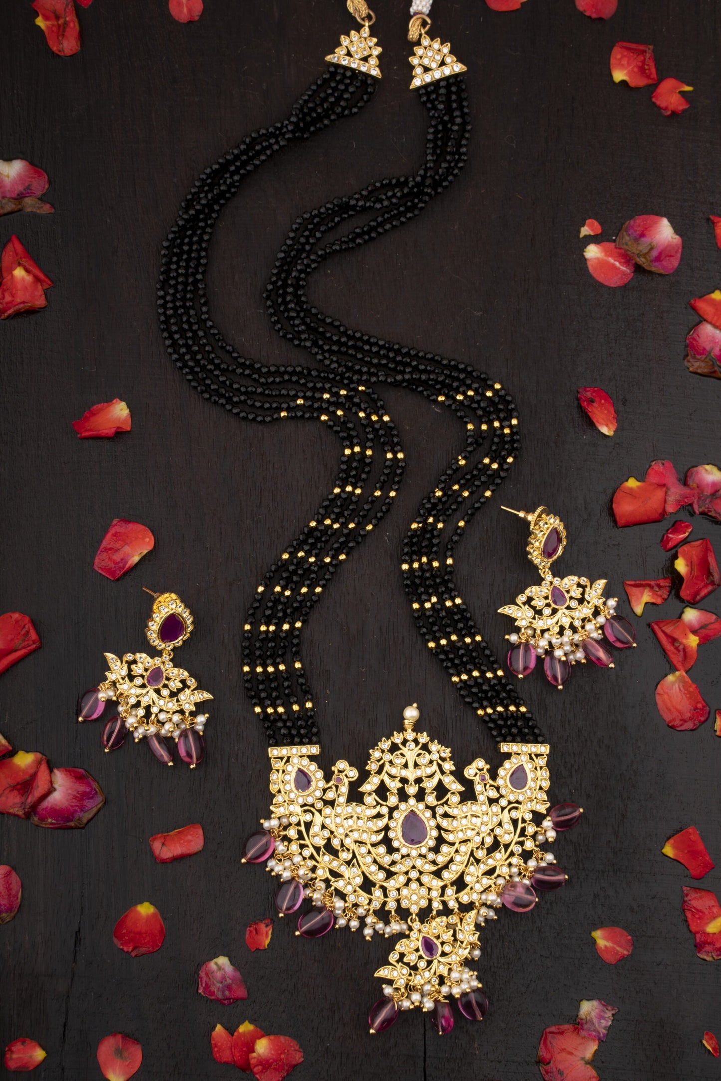 Black Beads Long Haram - NH0003