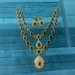 Ambani Emerald Double layer Set - VN00193