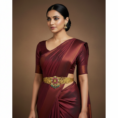 Jadau Lakshmi Gold Replica Belt - WB0055