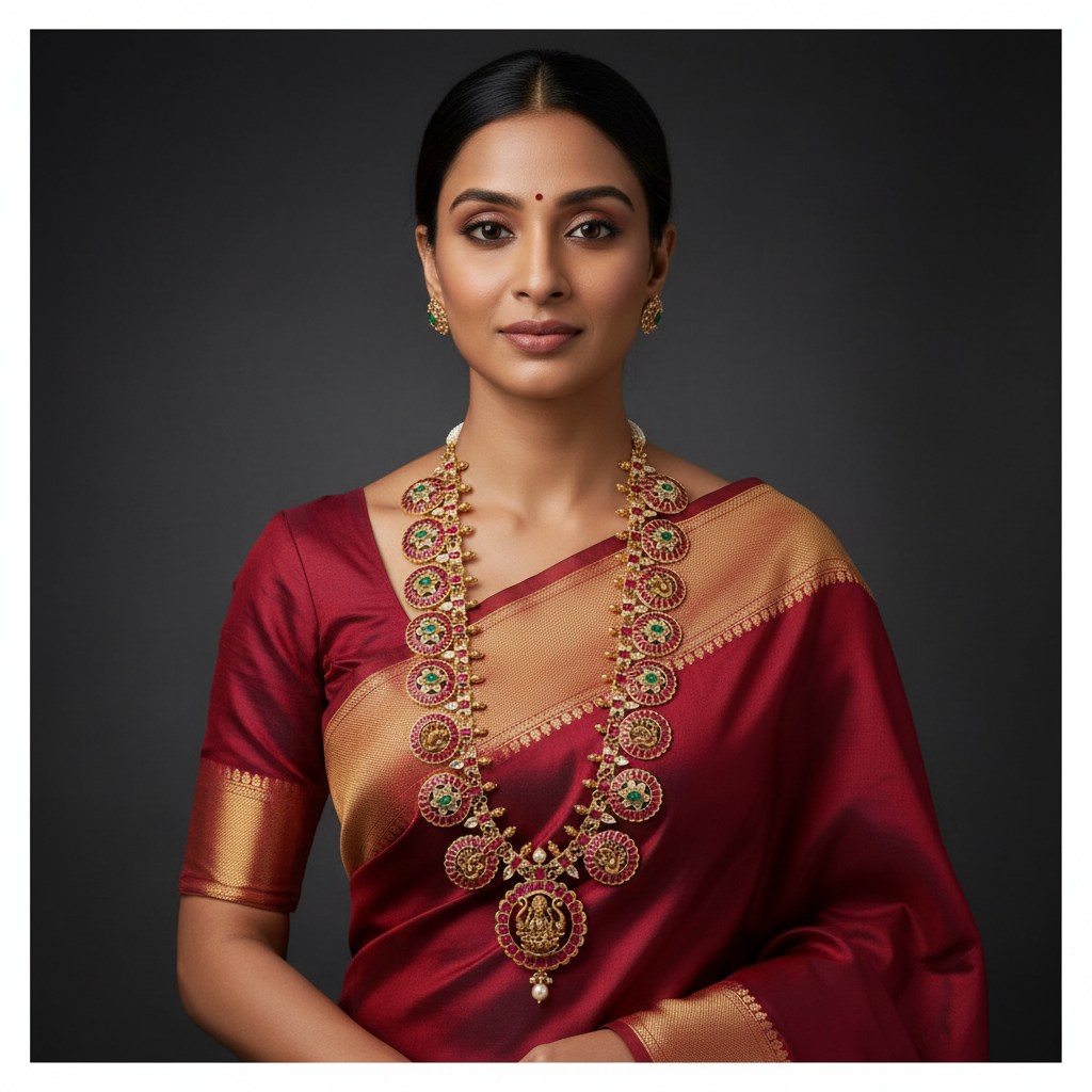 Jadau Kundan Lakshmi Bottumala - KH0028