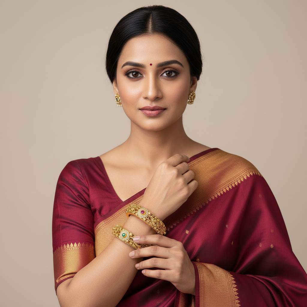 Beautiful Peacock Bangles - BG00181