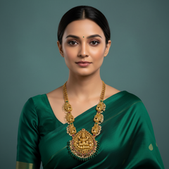 Nakshi Lakshmi Mid Length haram - NH00188