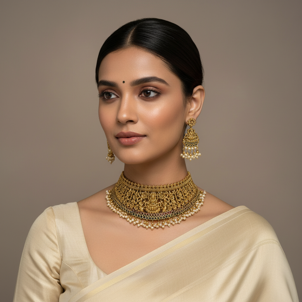 Nakshi Temple Collection Chokers - NN00948