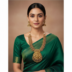 Nakshi Lakshmi Broad Pattern Necklace - NH00189