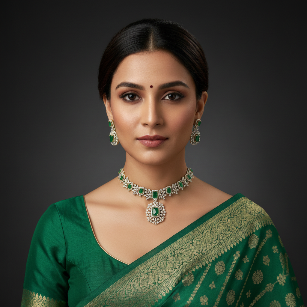 Emerald Daimond Set - DN0017