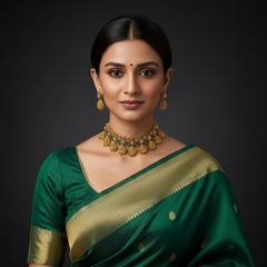 Nakshi Lakshmi Stone Necklace - NN00855