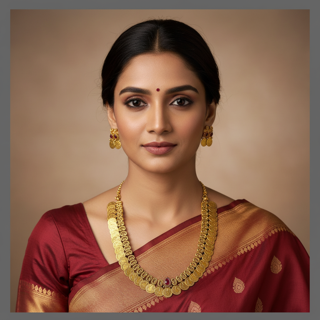 Antique Kasu Lakshmi Necklace - NN00491