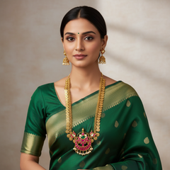 Beautiful Lakshmi Kaasu Haram With Pendent - KH00257