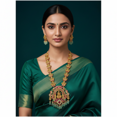 Beautiful Lakshmi Kundan Haram - KH00253