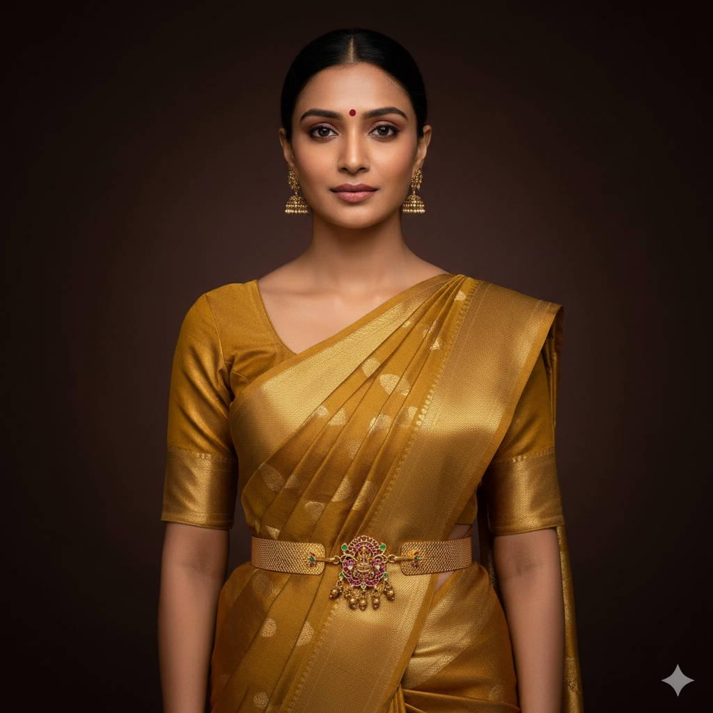Lakshmi Pota Stone Waist Belt - WB0036