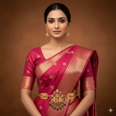 Jadau Nakshi Lakshmi Waist belt - WB0026
